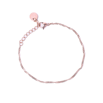 TWISTED ACCENT CHAIN BRACELET
