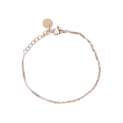 TWISTED ACCENT CHAIN BRACELET