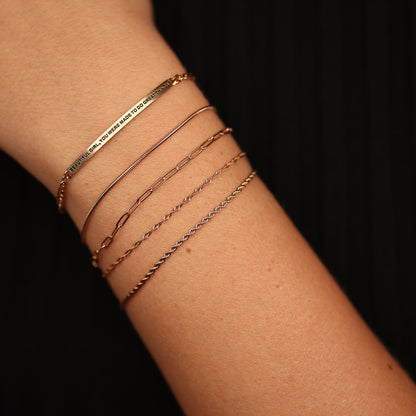 ROPE ACCENT CHAIN BRACELET